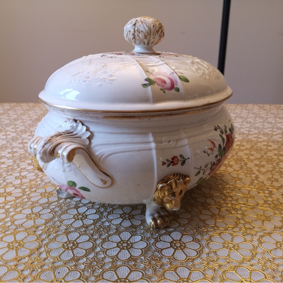 Vintage fine bone casserole from Bloor Derby 1806-1848 - Picture 3 of 5